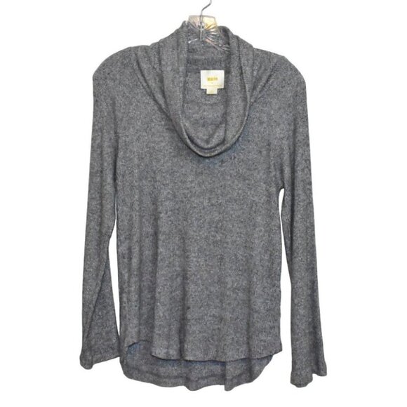 Maeve Anthropologie Long Sleeve Cozy Gray Pullover Sweater Top Size XS - Picture 1 of 11